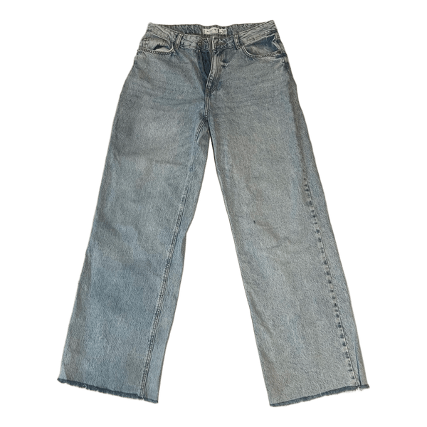 Light blue wide leg jeans