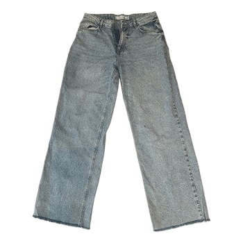 Light blue wide leg jeans