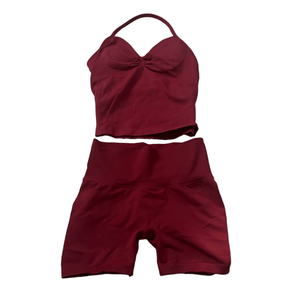 Burgundy sportswear set