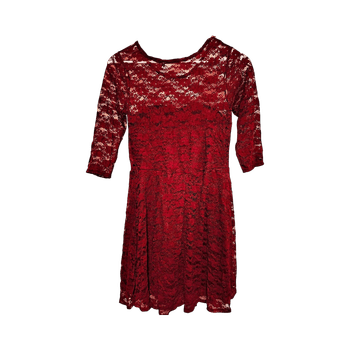 Punainen mekko nopealla toimituksella