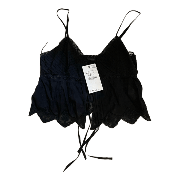 Sort bindetop fra Zara