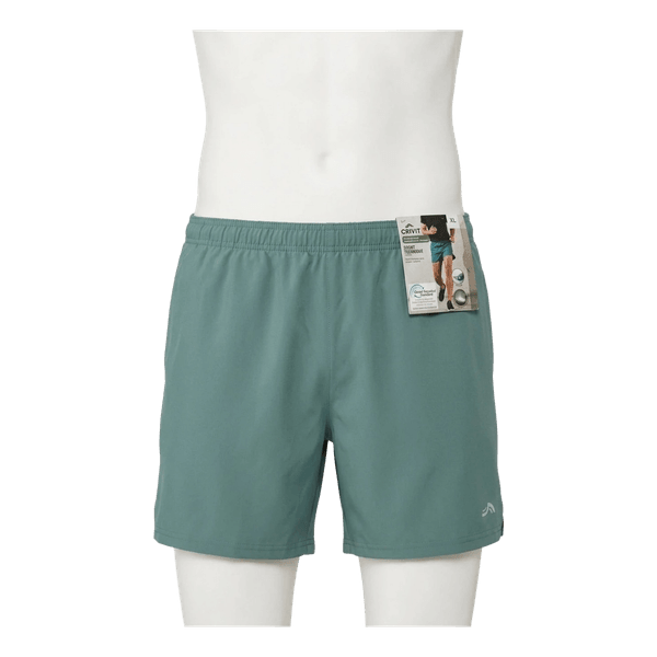 Green sports shorts