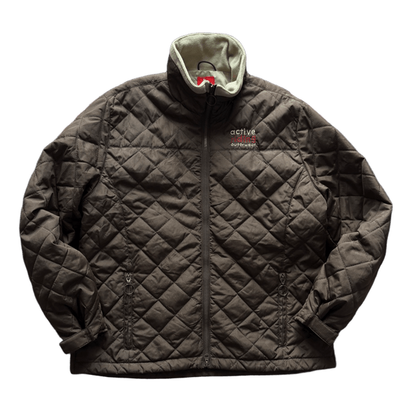 Active Riding Brown quilted puffer jacket
