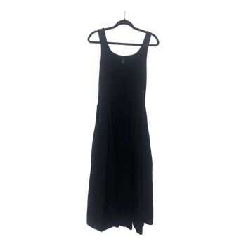 Black tank midi dress