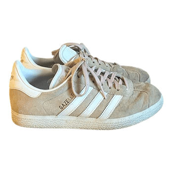 Vaaleanpunaiset Adidas Gazelle -tenniskengät