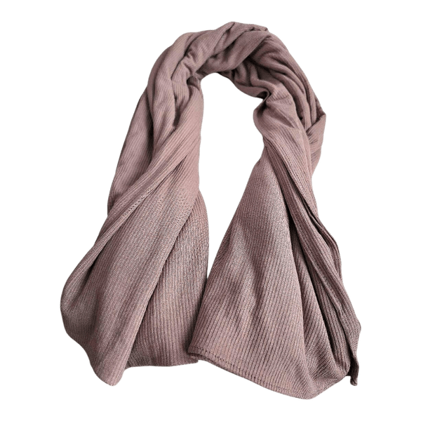 Jersey Bamboo Ribbed scarf/hijab