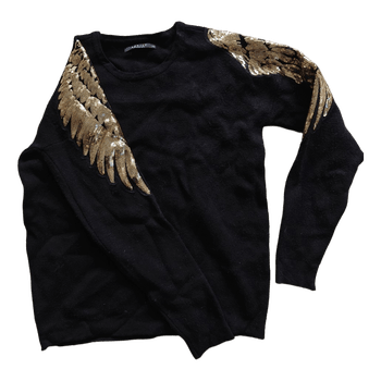 Musta Mohito-neule paljeteilla