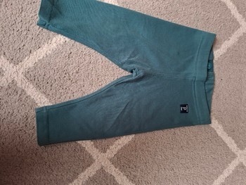 Dark green baby leggings