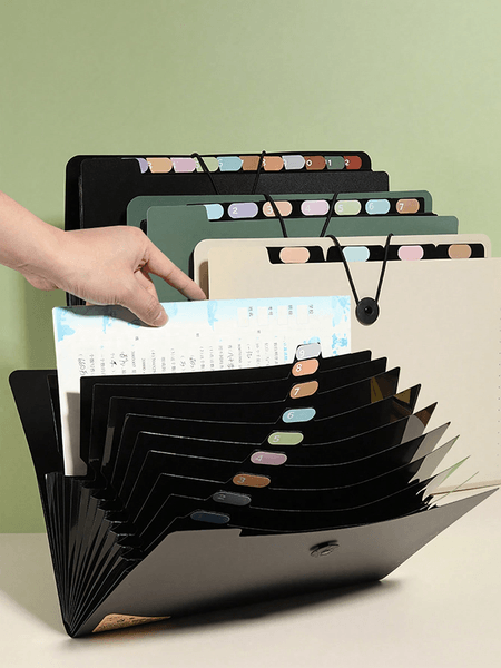 Accordion file folder