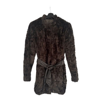 Black swan fashion coat