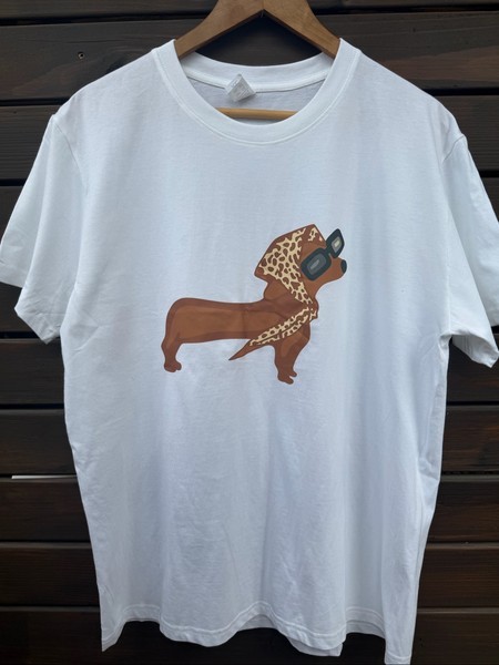 White graphic t-shirt