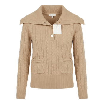 Sandro cable knit sweater