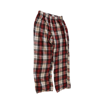 Plaid pajama trousers