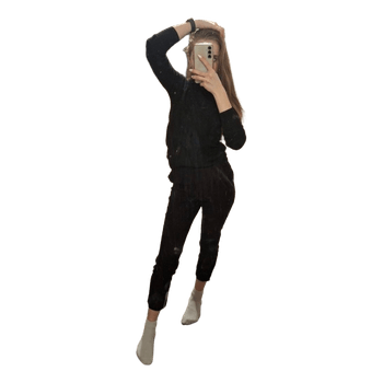 Black Amisu trousers