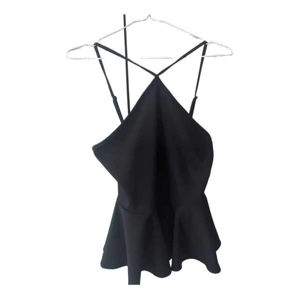 Sort peplum top