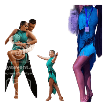 Latin ballroom dress