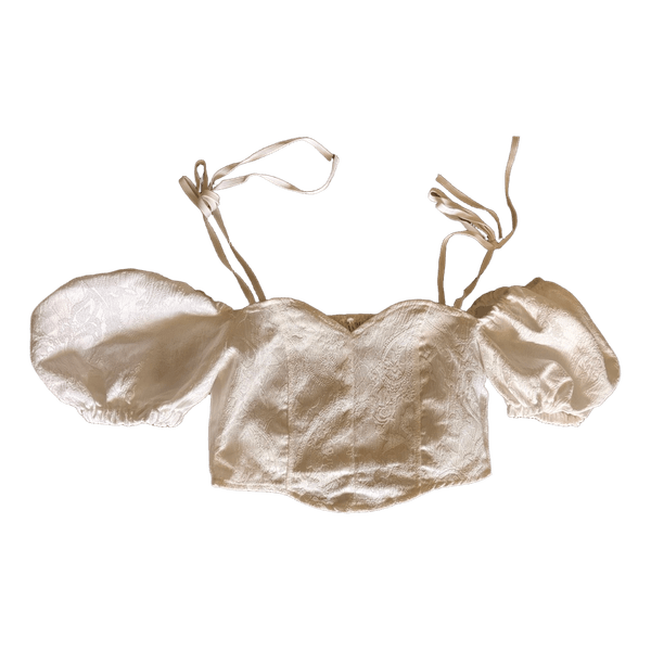 White corset top size S