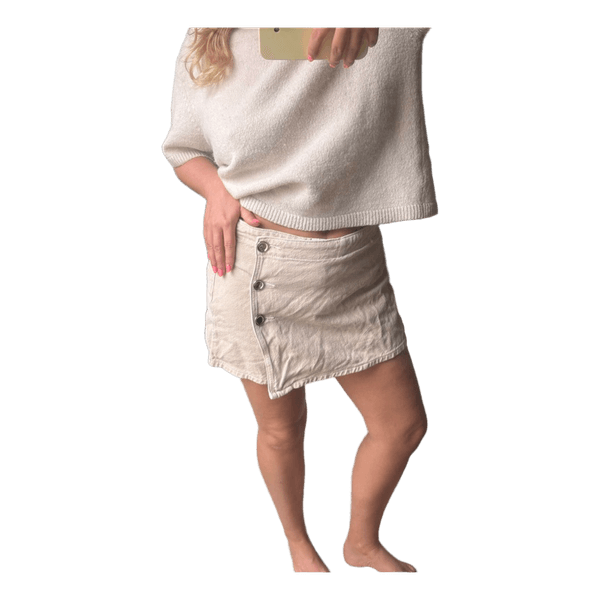 Beige Zara skort
