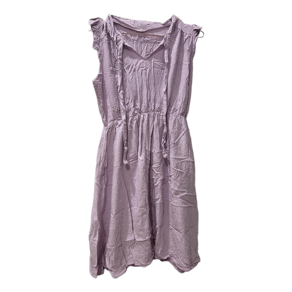 Purple polka dot dress