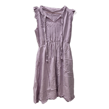 Purple polka dot dress