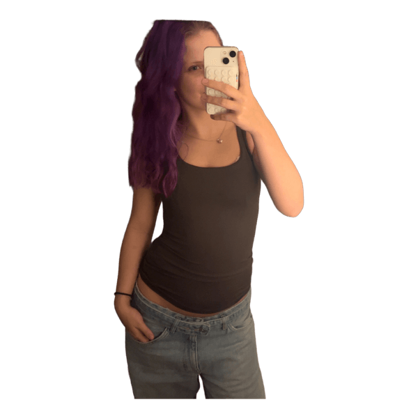 Brun tanktop