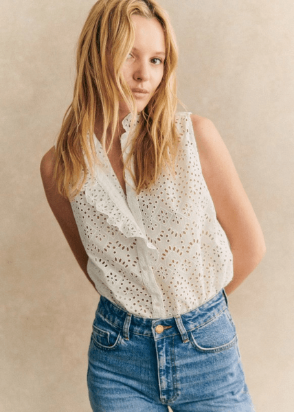 White Celinda Shirt