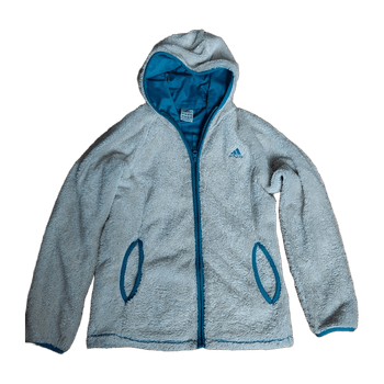 Vaalea Adidas huppari