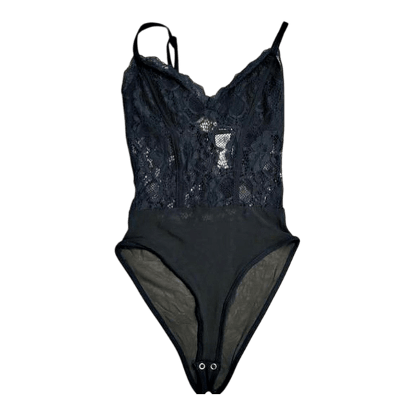 Green lace bodysuit