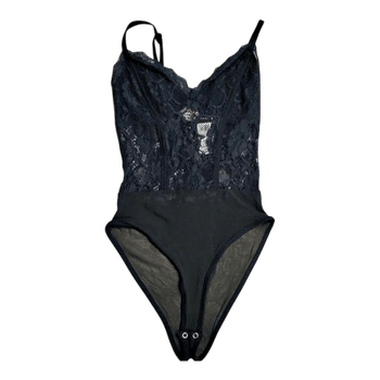 Green lace bodysuit