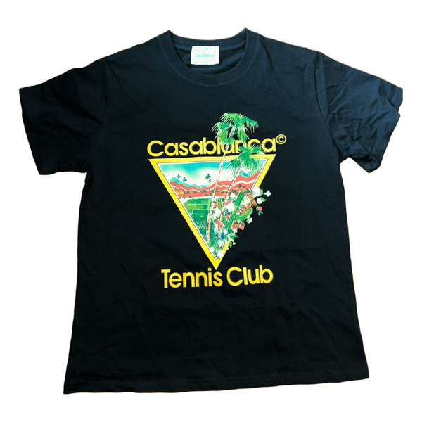 Casablanca Black T-Shirt Size:S