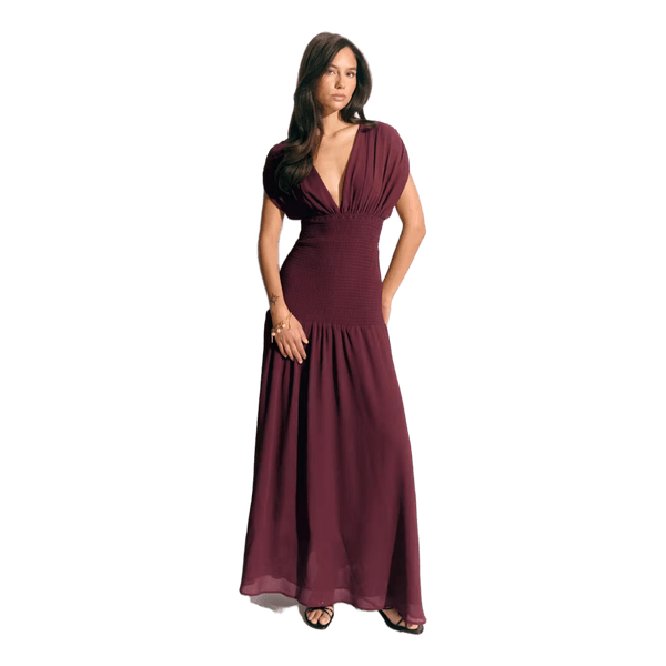 Gina Tricot smock maxi dress