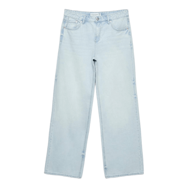 Lyseblå wide leg jeans