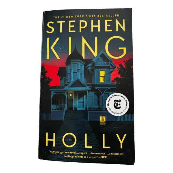 Holly by Stephen King novel