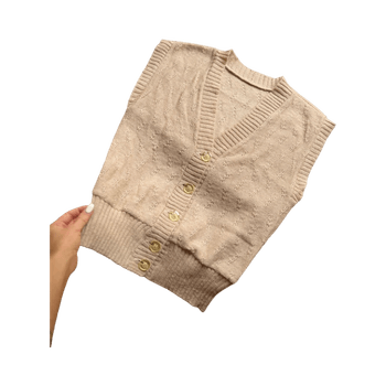 Beige neuleliivi