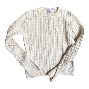 Cream cable knit jumper