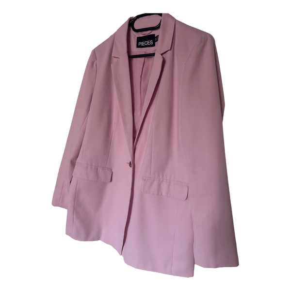 Pieces pink blazer set