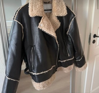 Bershka faux leather jacket