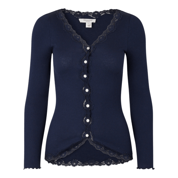 Rosemunde cardigan med blonder