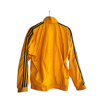 Keltainen vintage Adidas tuulitakki