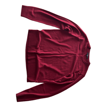 Red Uniqlo wool sweater