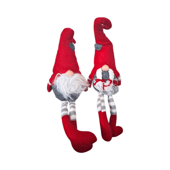 Joulupukki ja -muori joulukoristeet