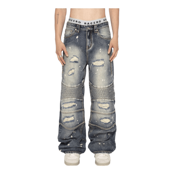 Racer Worldwide slitna jeans