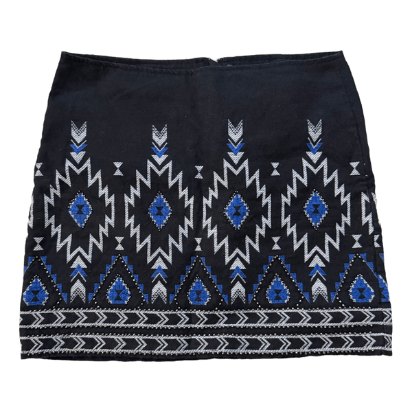 H&M broderet mininederdel