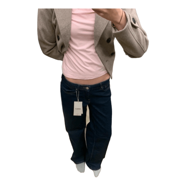 Blå denim jeans