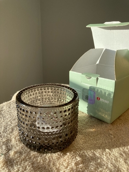 Iittala pellava kynttilälyhty, käyttämätön.