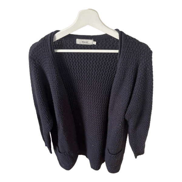 Sort Zizzi strikcardigan