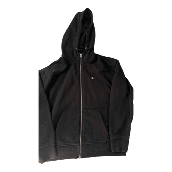 Black Gant zip hoodie