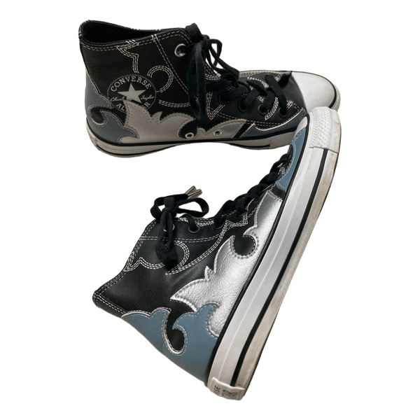 Converse Space Cowgirl model leather high-top sneakers