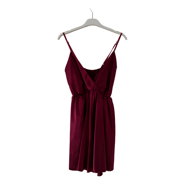 Rød kort playsuit