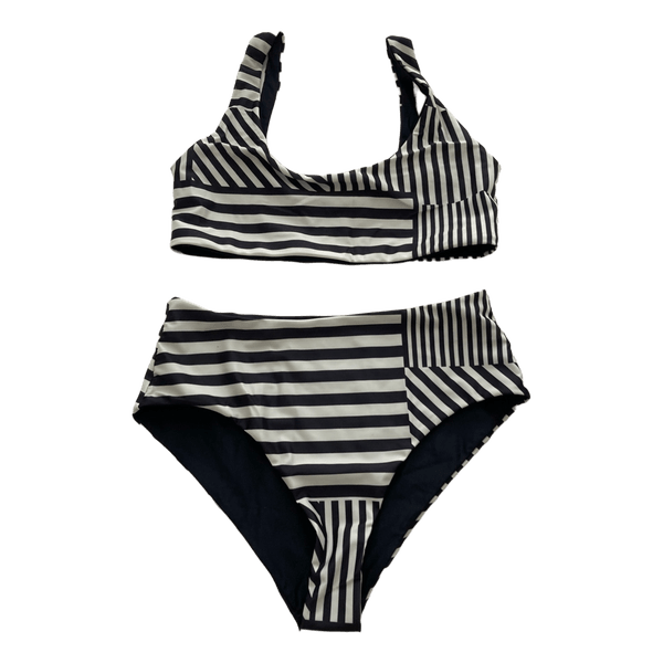 Sort hvide bikini
